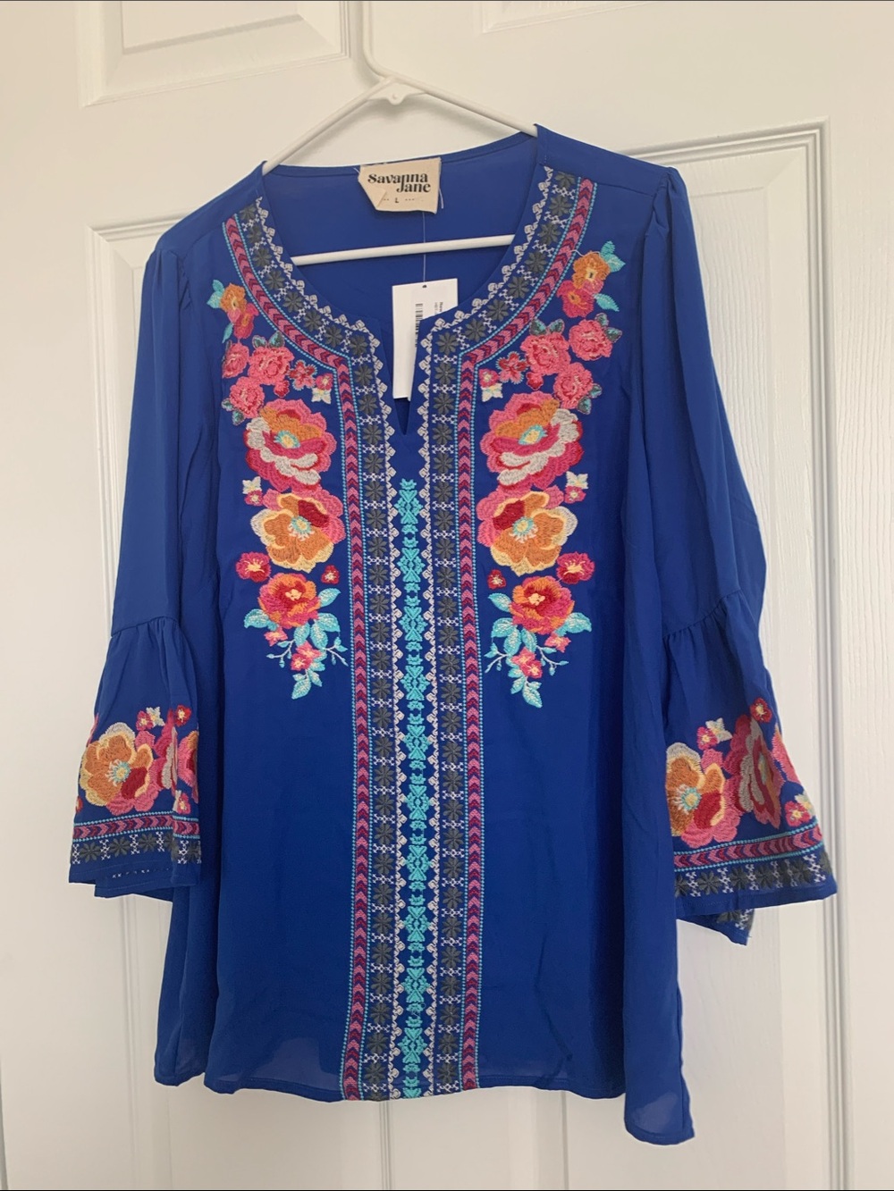 Savanna James Embroidered Blouse